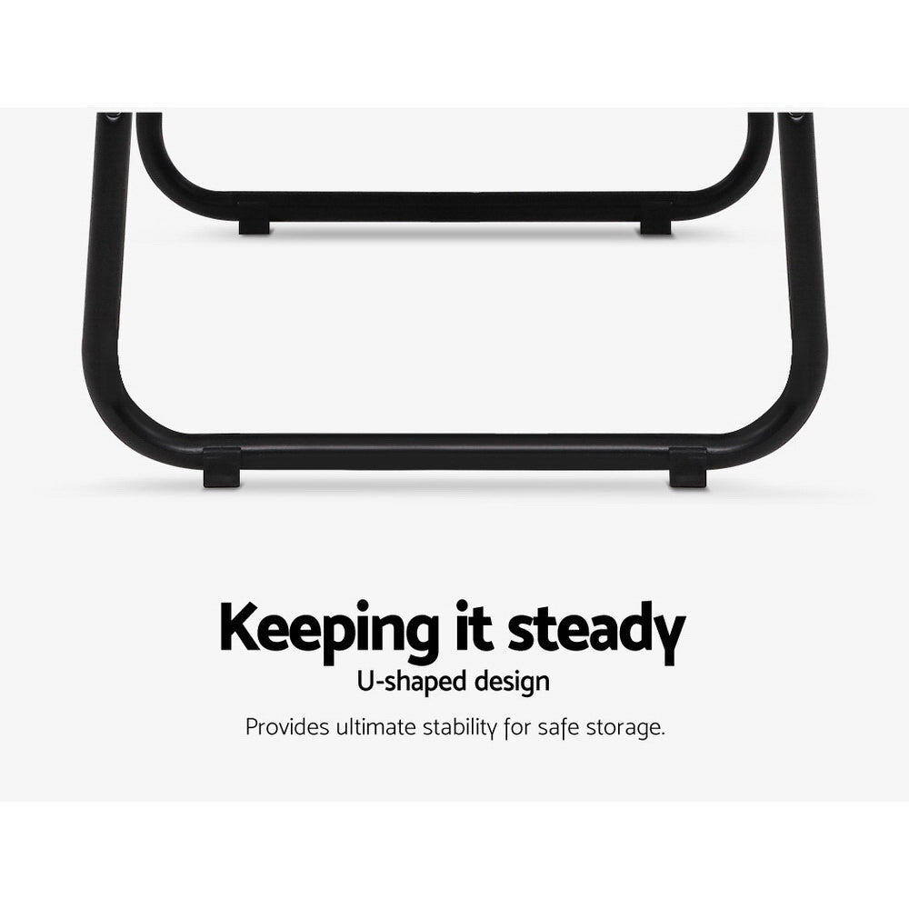Wardrobe Organizer Clothes Stand Storage Rack - Black - Homecoze