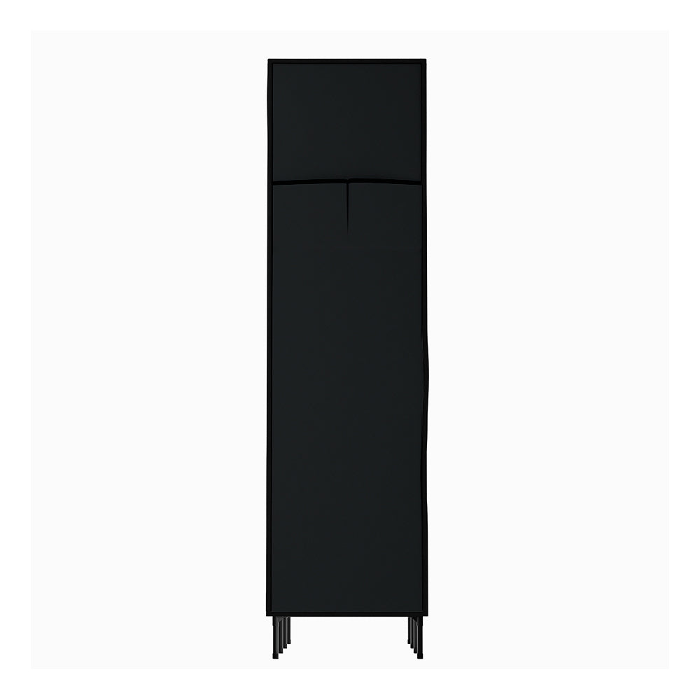 Large Portable DIY Clothes Wardrobe - Black - Homecoze