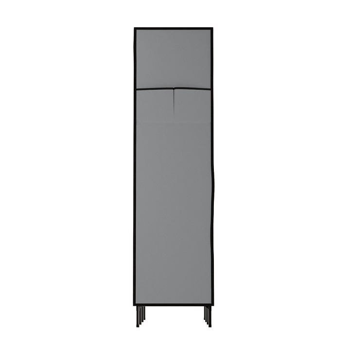 Large Portable DIY Clothes Wardrobe  - Grey - Homecoze