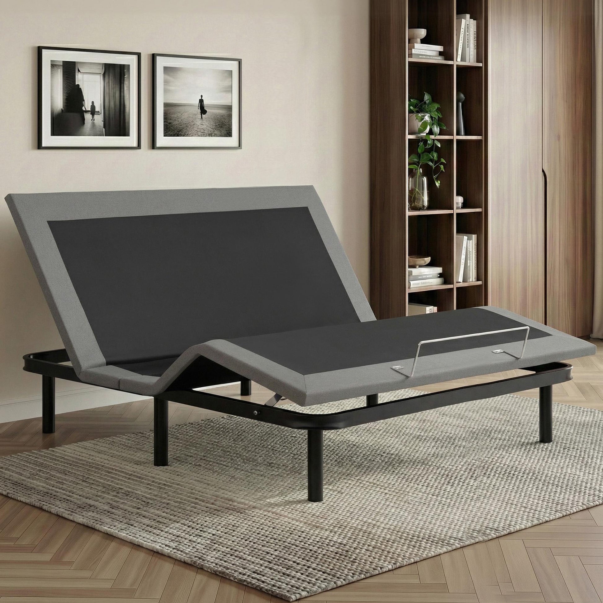Artiss Adjustable Bed Frame King Size Electric Bed Base Wireless Remote Control Zero Gravity Power Bed Foundation - Homecoze