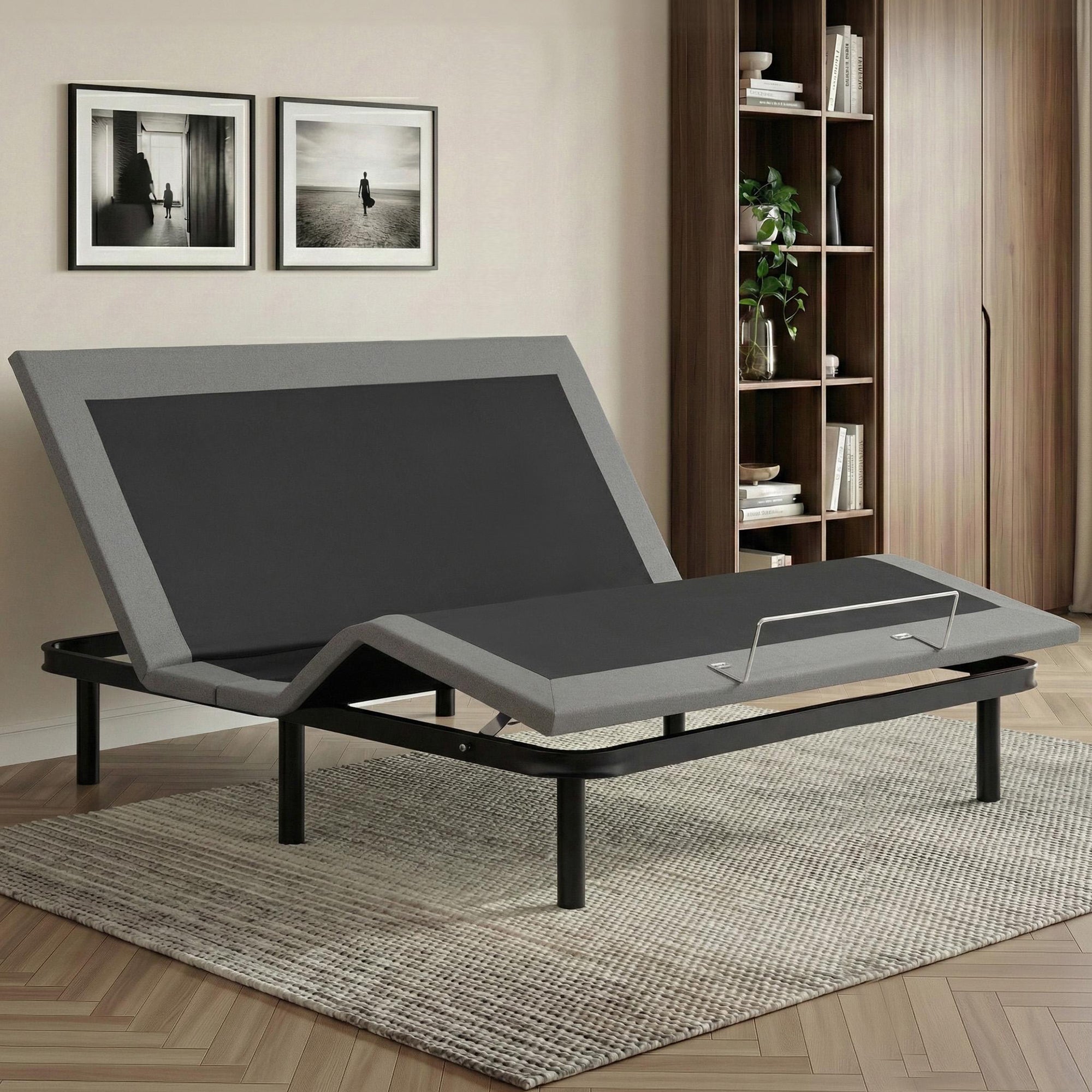 Artiss Adjustable Bed Frame King Size Electric Bed Base Wireless Remote Control Zero Gravity Power Bed Foundation - Homecoze