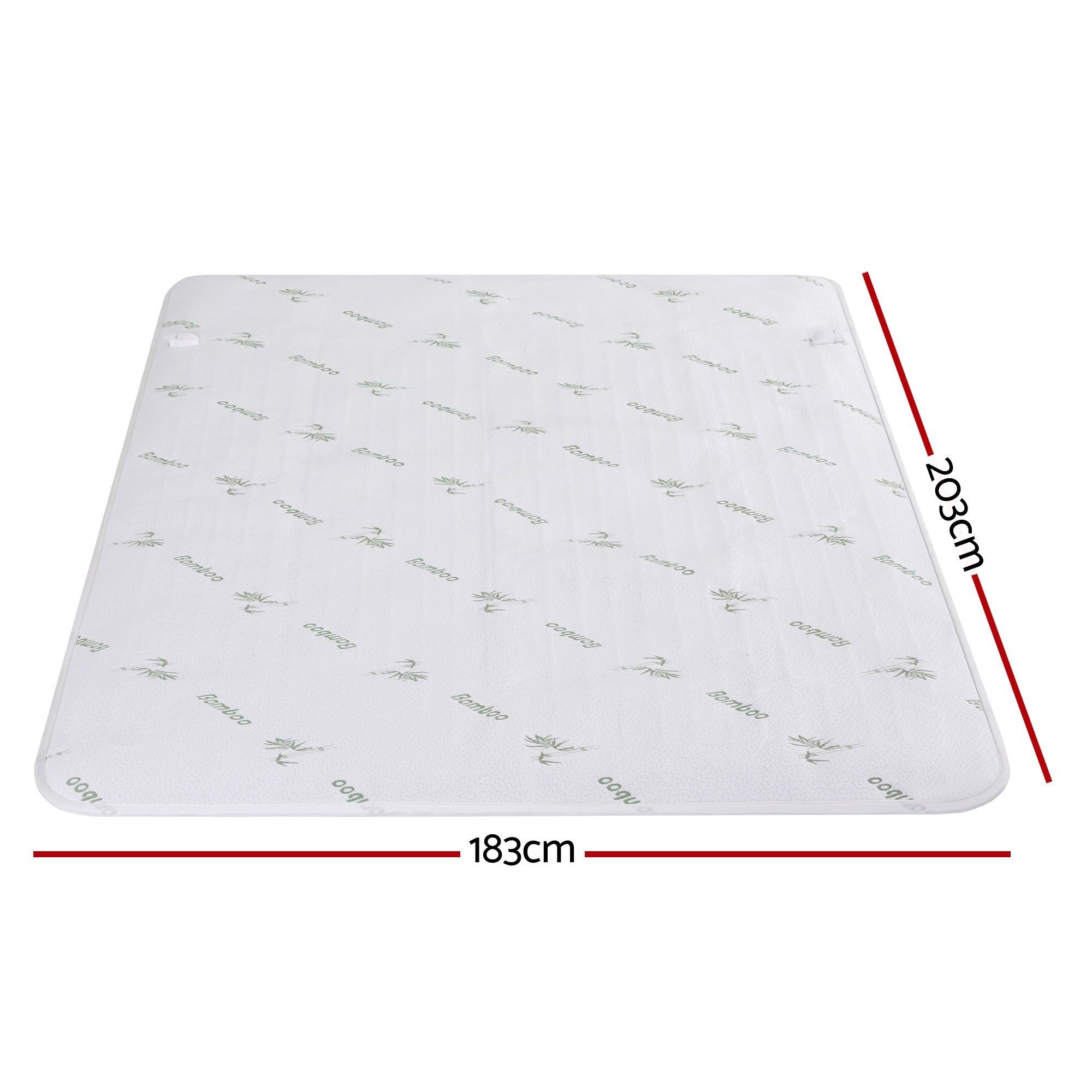 Giselle Electric Blanket Bamboo Fabric King Fitted Heated Pad Underlay Washable Winter - Homecoze