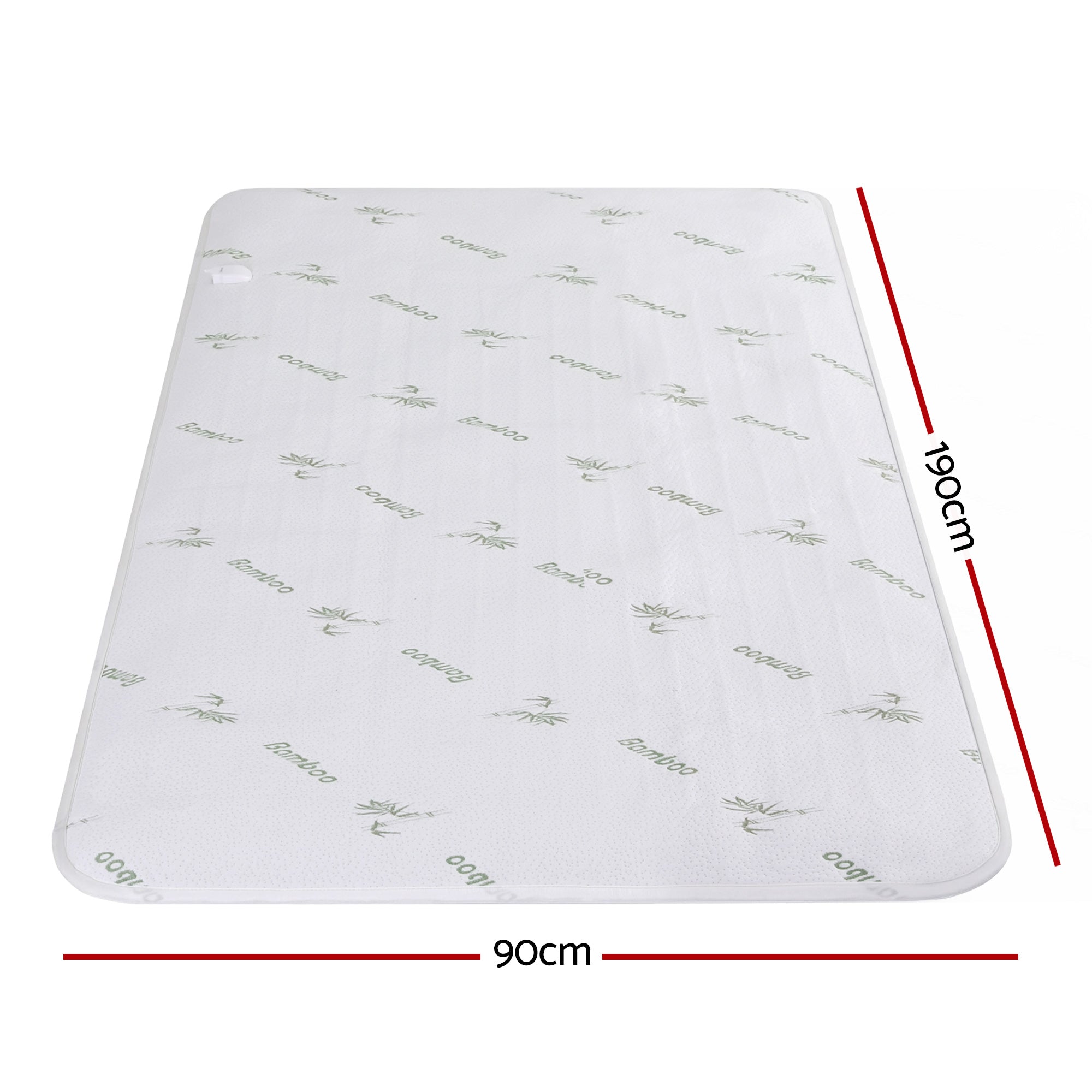 Giselle Electric Blanket Bamboo Fabric Single Fitted Heated Pad Underlay Washable Winter - Homecoze