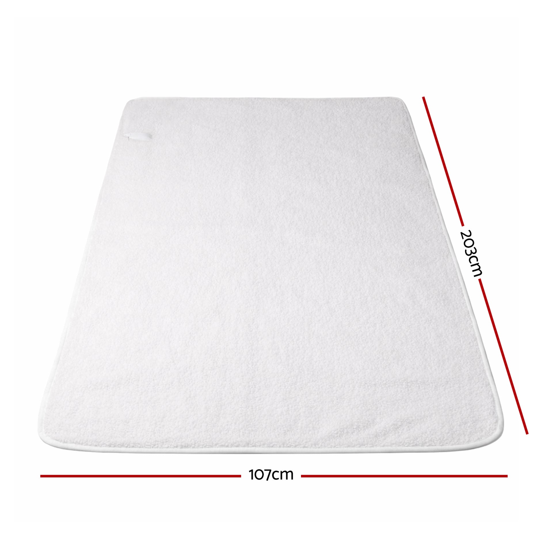 Giselle Electric Blanket LED Remote Sherpa Fleece Underlay Fully Fitted Machine Washable King Single - Homecoze