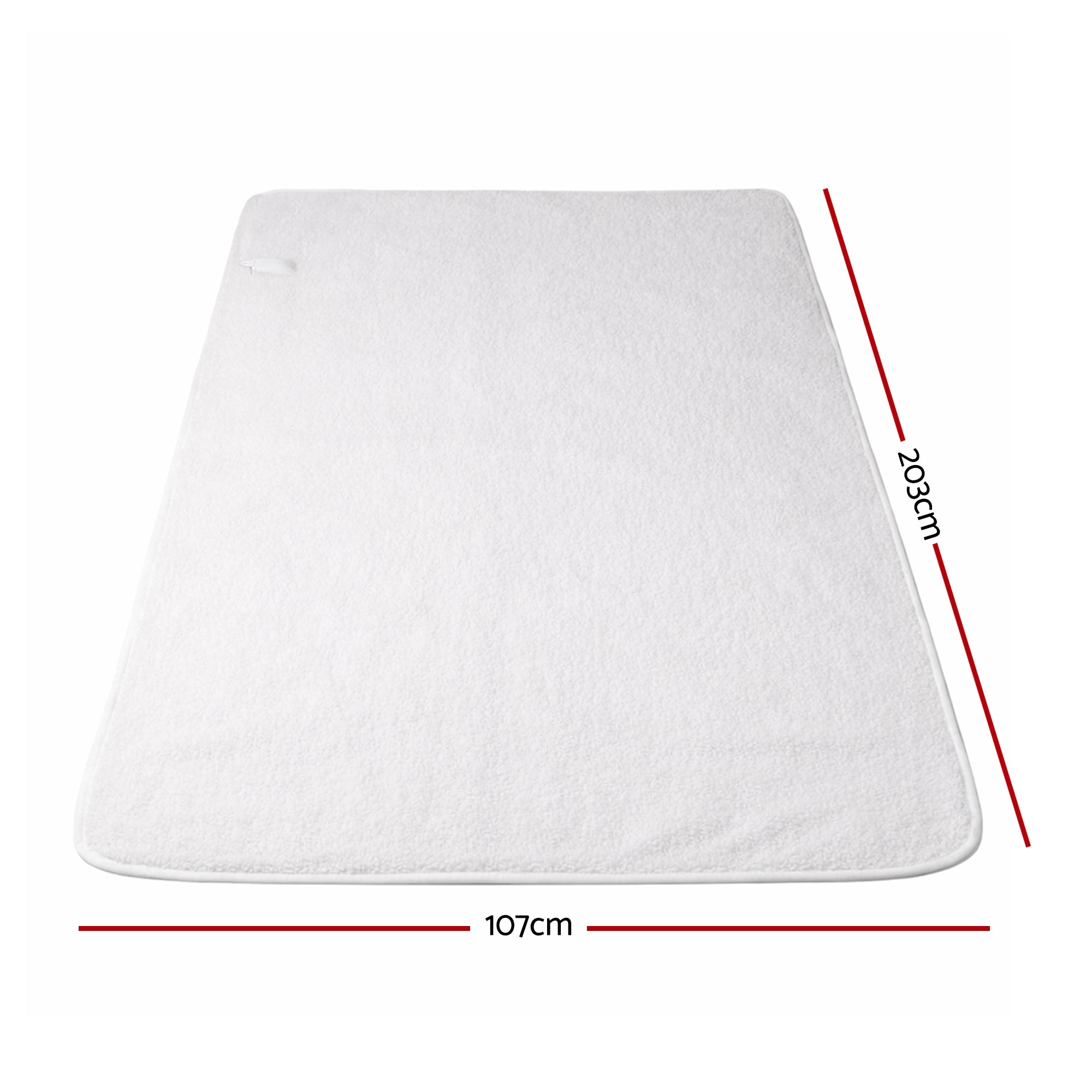 Giselle Electric Blanket LED Remote Sherpa Fleece Underlay Fully Fitted Machine Washable King Single - Homecoze