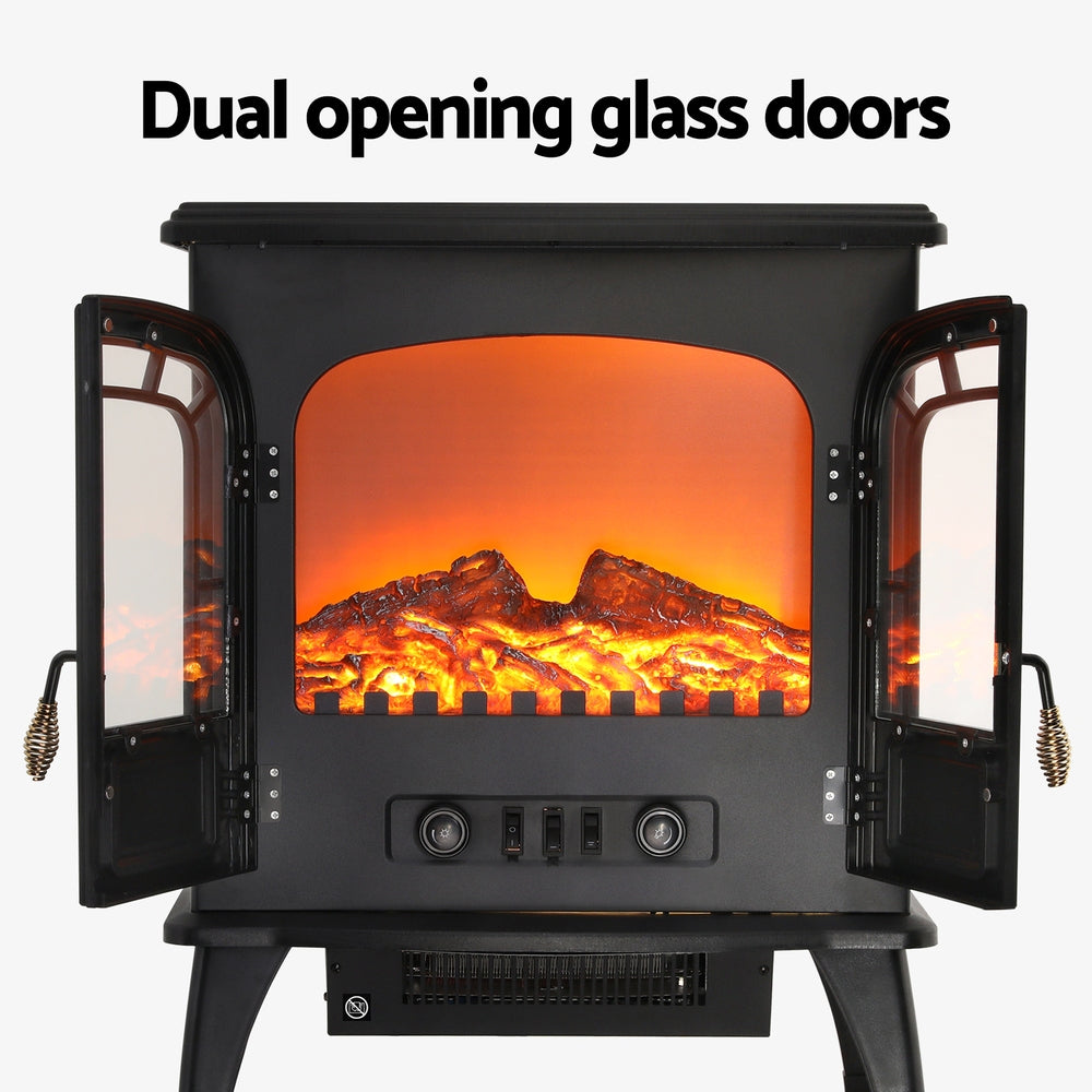 Electric Fireplace 3D Fire Effect Heater 2000W - Homecoze