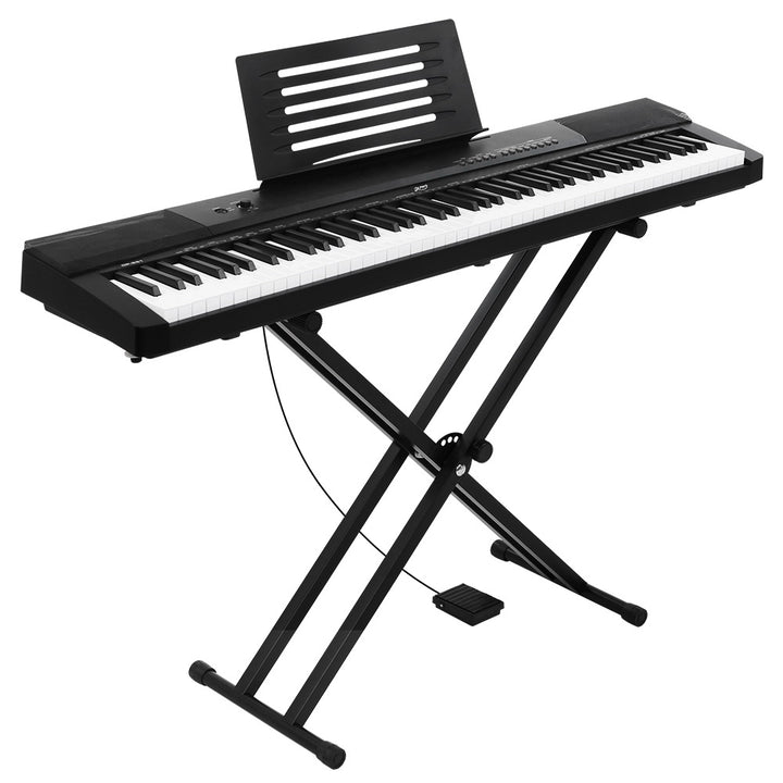 Full Size 88 Key Electronic Piano Keyboard Touch Sensitive with Sustain pedal