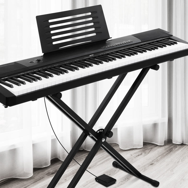 Full Size 88 Key Electronic Piano Keyboard Touch Sensitive with Sustain pedal