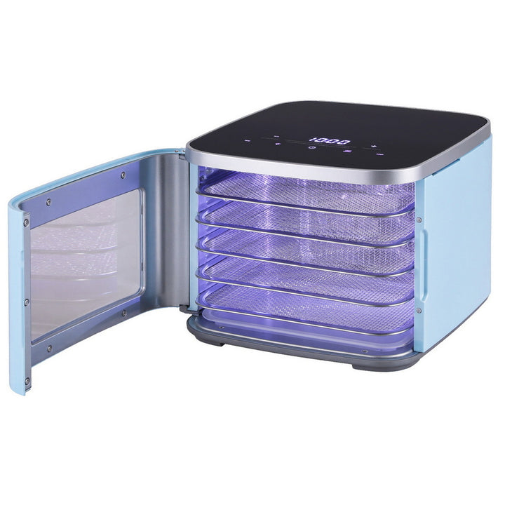 Mini 5-Tray Cocktail Fruit Dehydrator - Blue