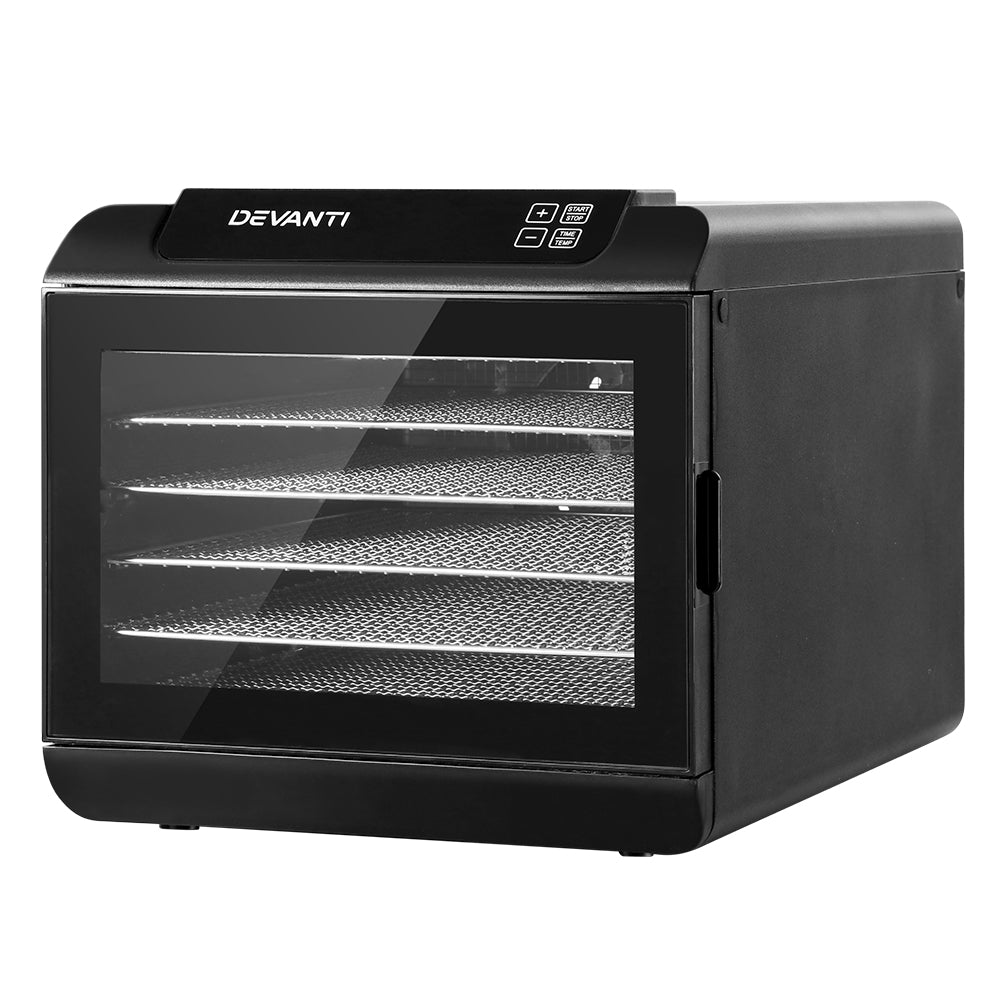 6 Tray Food Dehydrator Commercial Beef Jerky & Fruit Dryer - Homecoze
