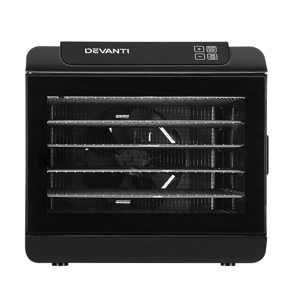 6 Tray Food Dehydrator Commercial Beef Jerky & Fruit Dryer - Homecoze