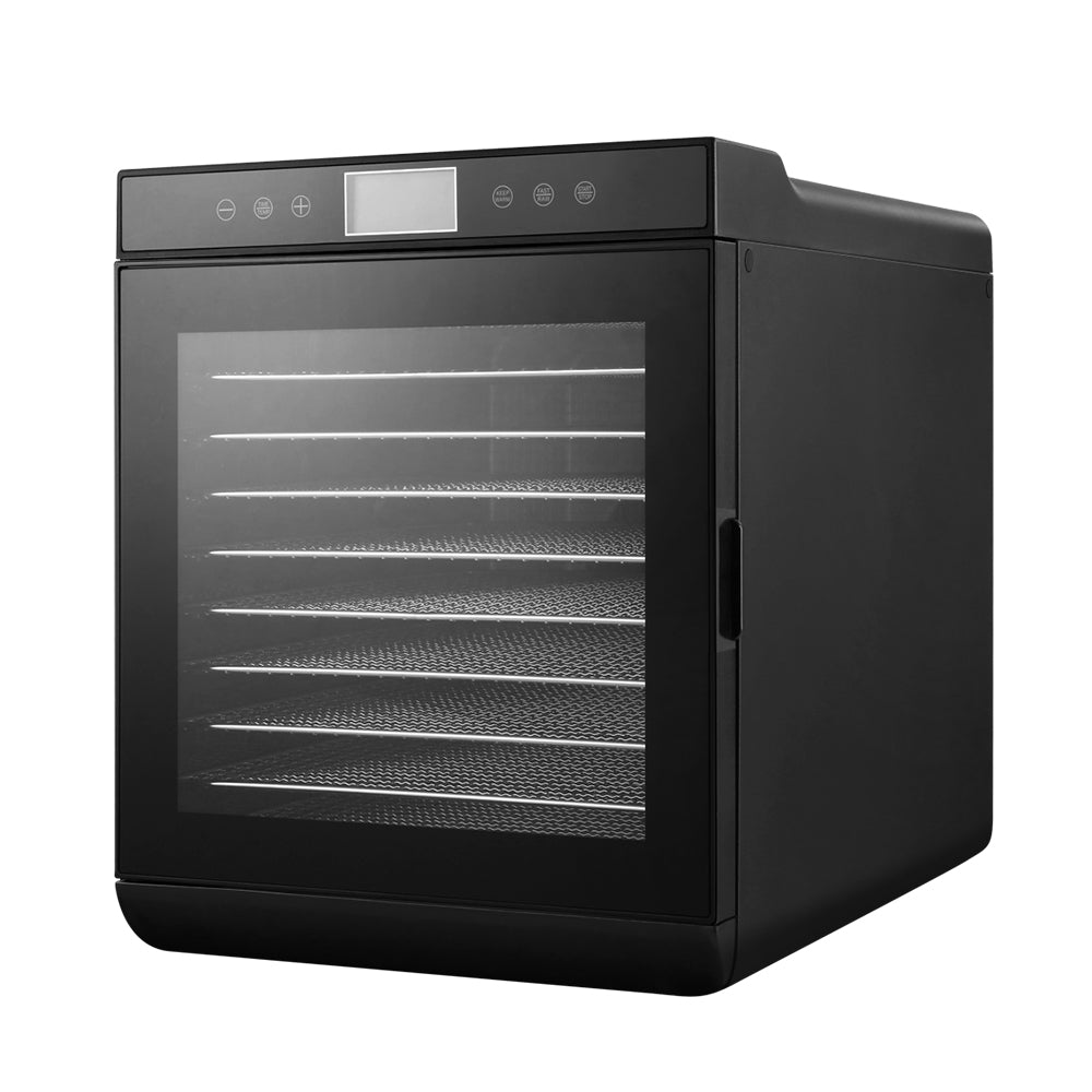 Food Dehydrator Stainless Steel Jerky Fruit Dryer 10 Trays - Homecoze