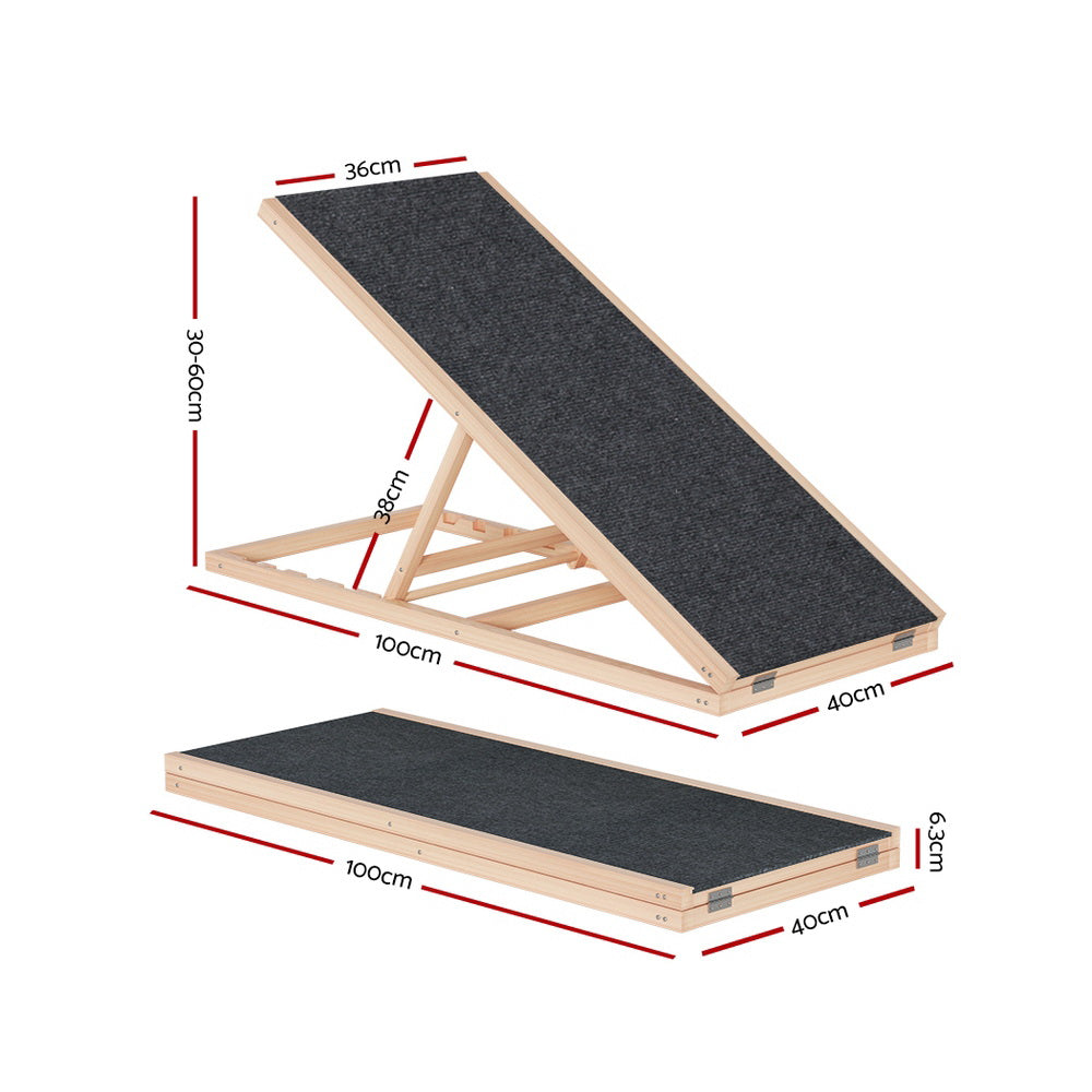 100cm Portable Dog Step Access Ramp - Homecoze