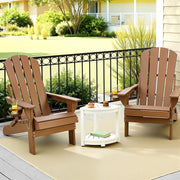Gardeon Outdoor Table and Chairs HDPE Folding Adirondack Beach Chair Patio Furniture - Homecoze