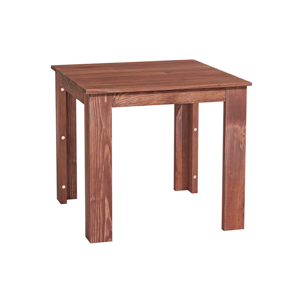 Adirondack Outdoor Side Table - Brown - Homecoze