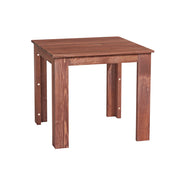 Adirondack Outdoor Side Table - Brown - Homecoze