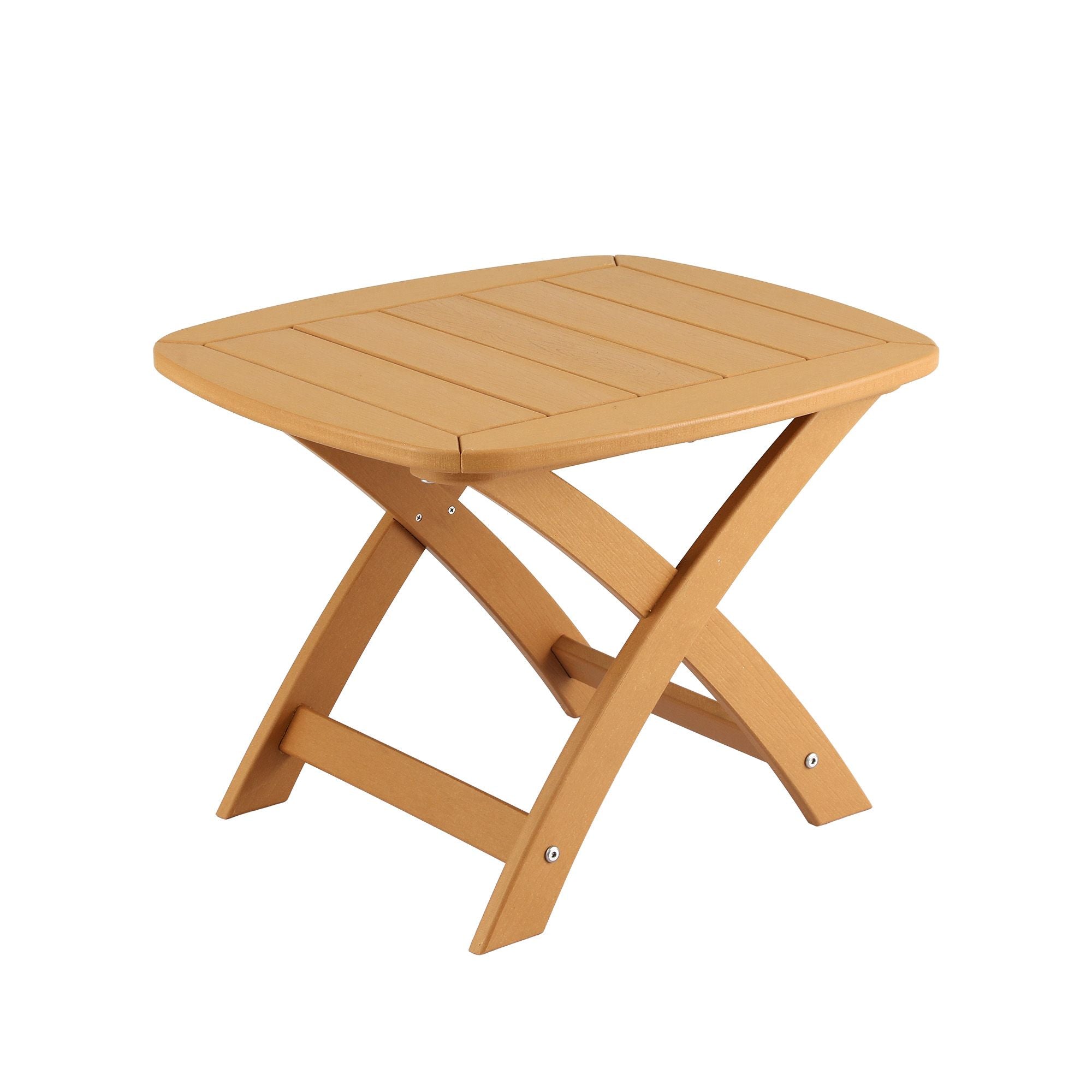 Outdoor Poly Side Table – Brown
