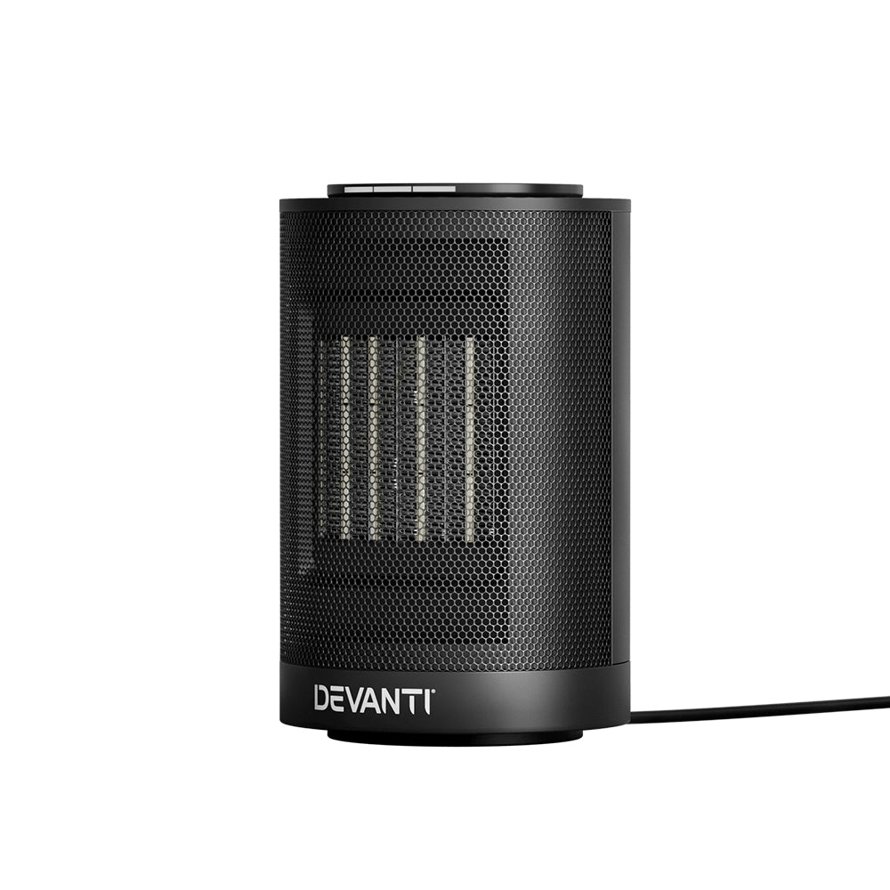 Electric Rapid Heat Fan Heater with Timer Cool/Warm/Hot Air Modes 1200W - Homecoze
