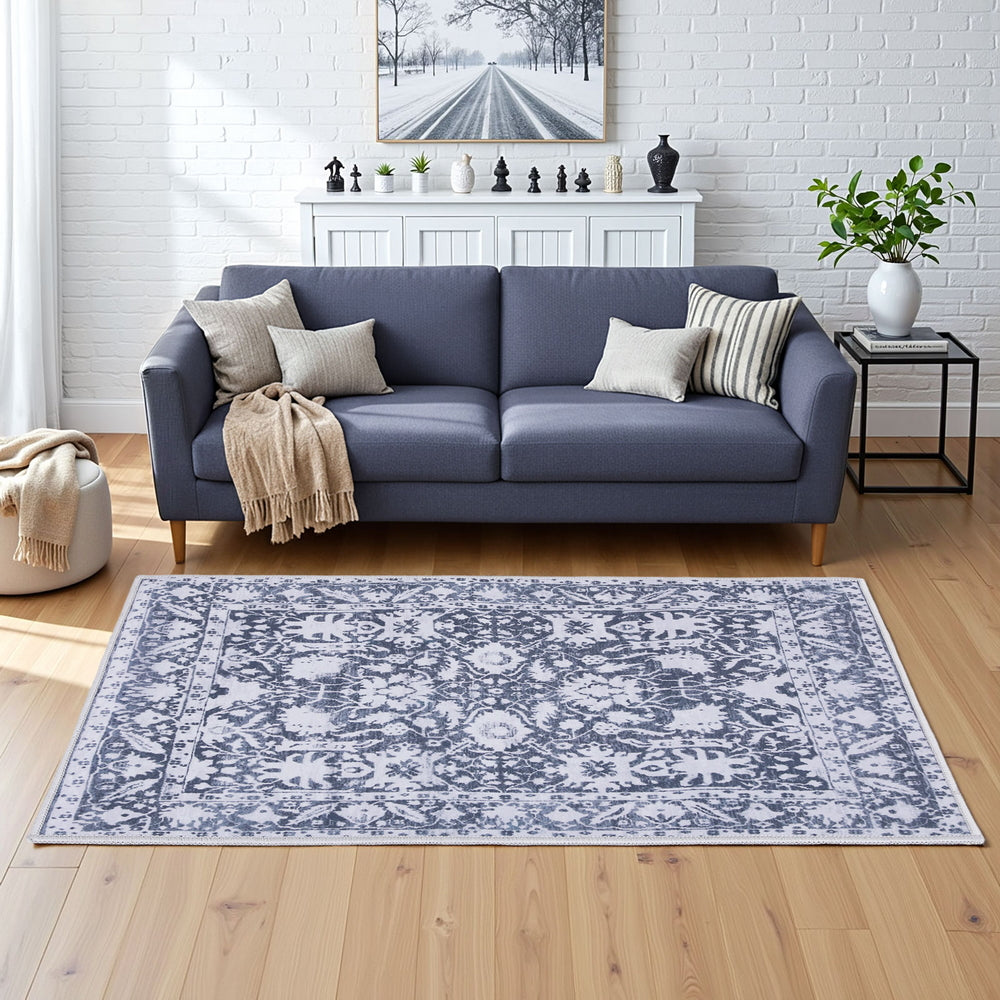 Artiss Floor Rug 120x170cm Soft Velvet Washable Modern Area Rug Floor Carpet Mat - Homecoze