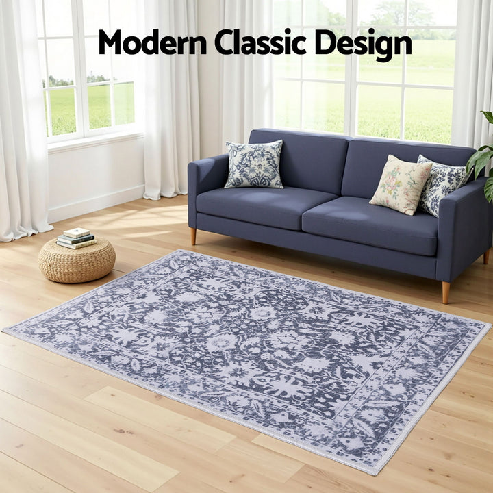 Artiss Floor Rug 120x170cm Soft Velvet Washable Modern Area Rug Floor Carpet Mat - Homecoze