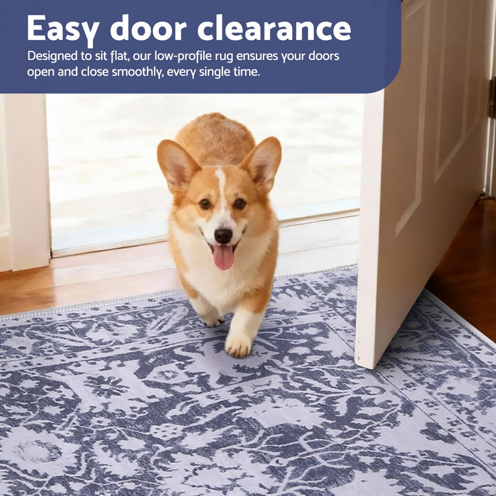 Artiss Floor Rug 120x170cm Soft Velvet Washable Modern Area Rug Floor Carpet Mat - Homecoze