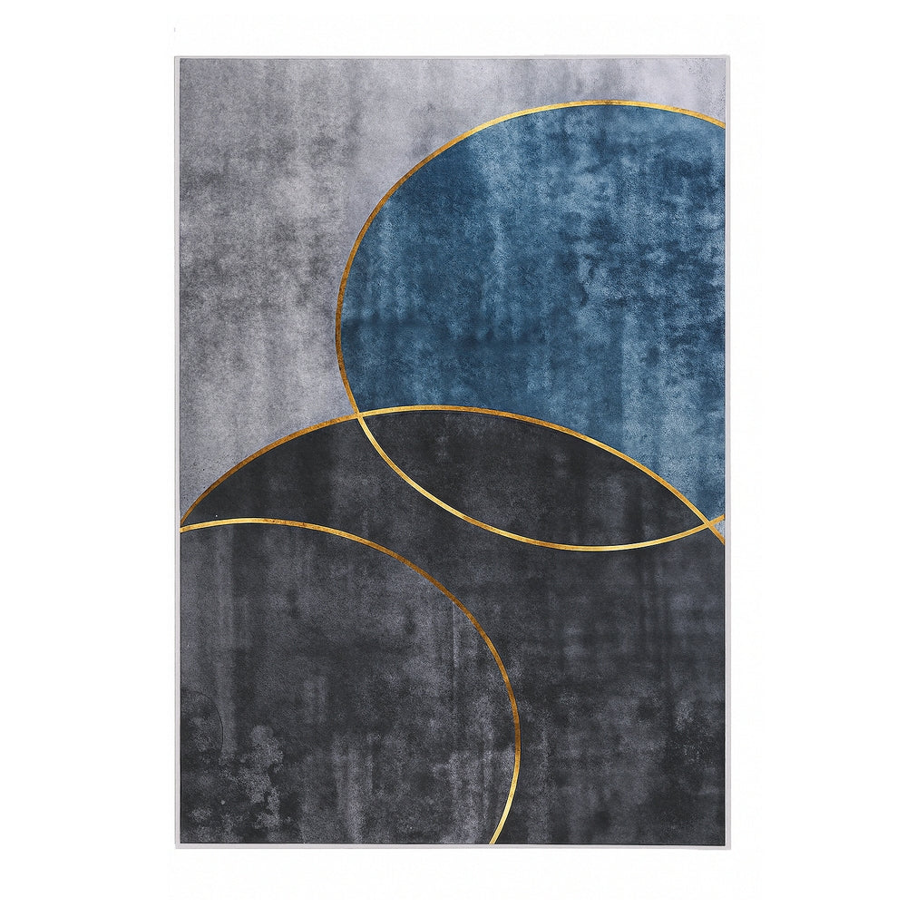 Artiss Washable Floor Rug 200X290cm Large Geometric Area Rug Modern Floor Carpet - Homecoze