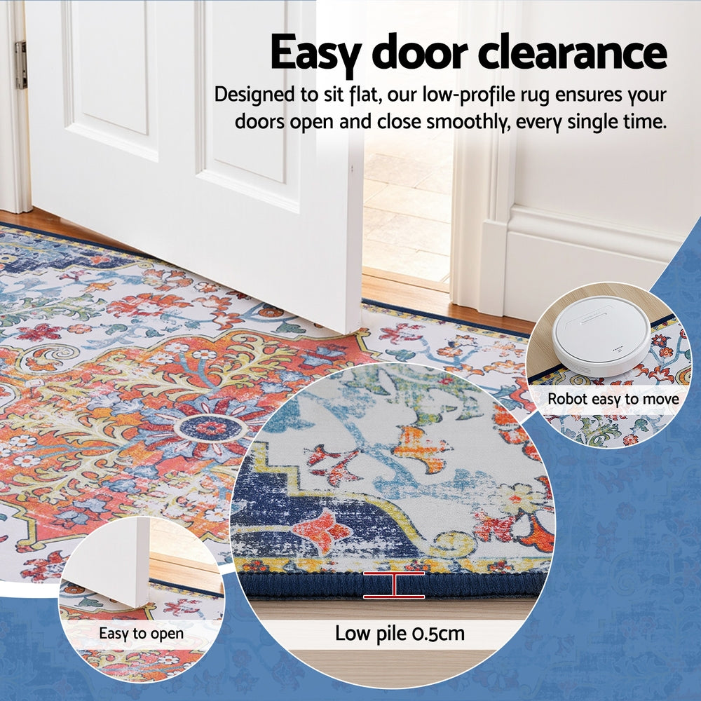 Artiss Floor Rug 120X170cm Large Washable Geometric Area Rug Modern Carpet Mat - Homecoze