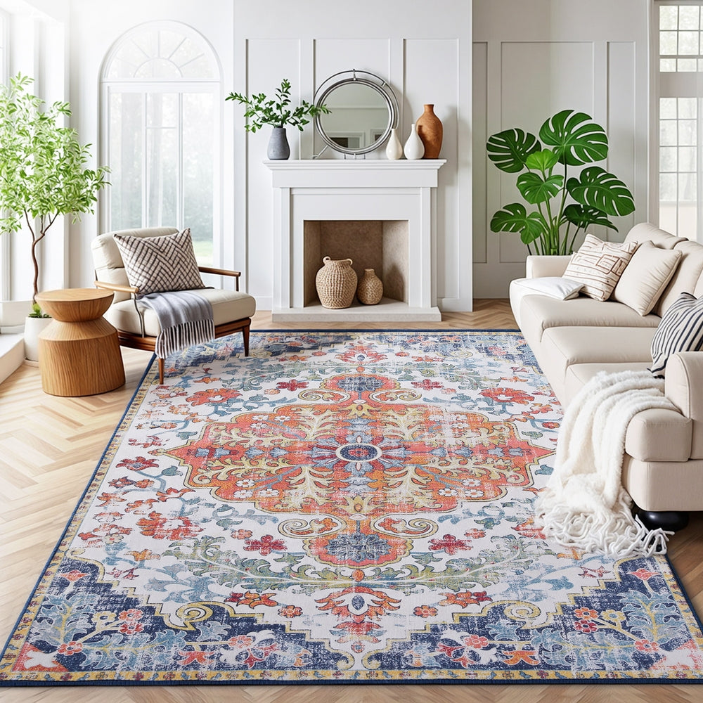 Artiss Floor Rug 240X340cm Large Washable Geometric Area Rug Modern Carpet Mat - Homecoze