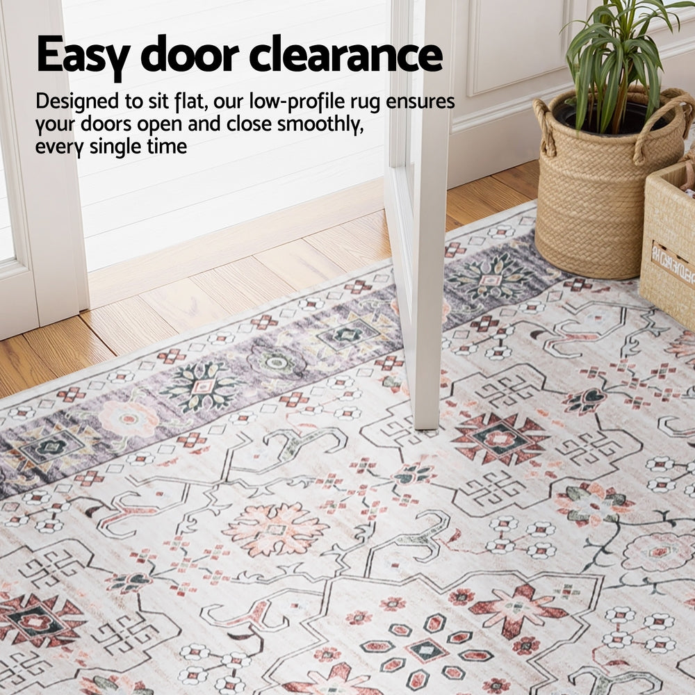Artiss Washable Floor Rug 200x290cm Large Area Rug Modern Living Room Carpet - Homecoze