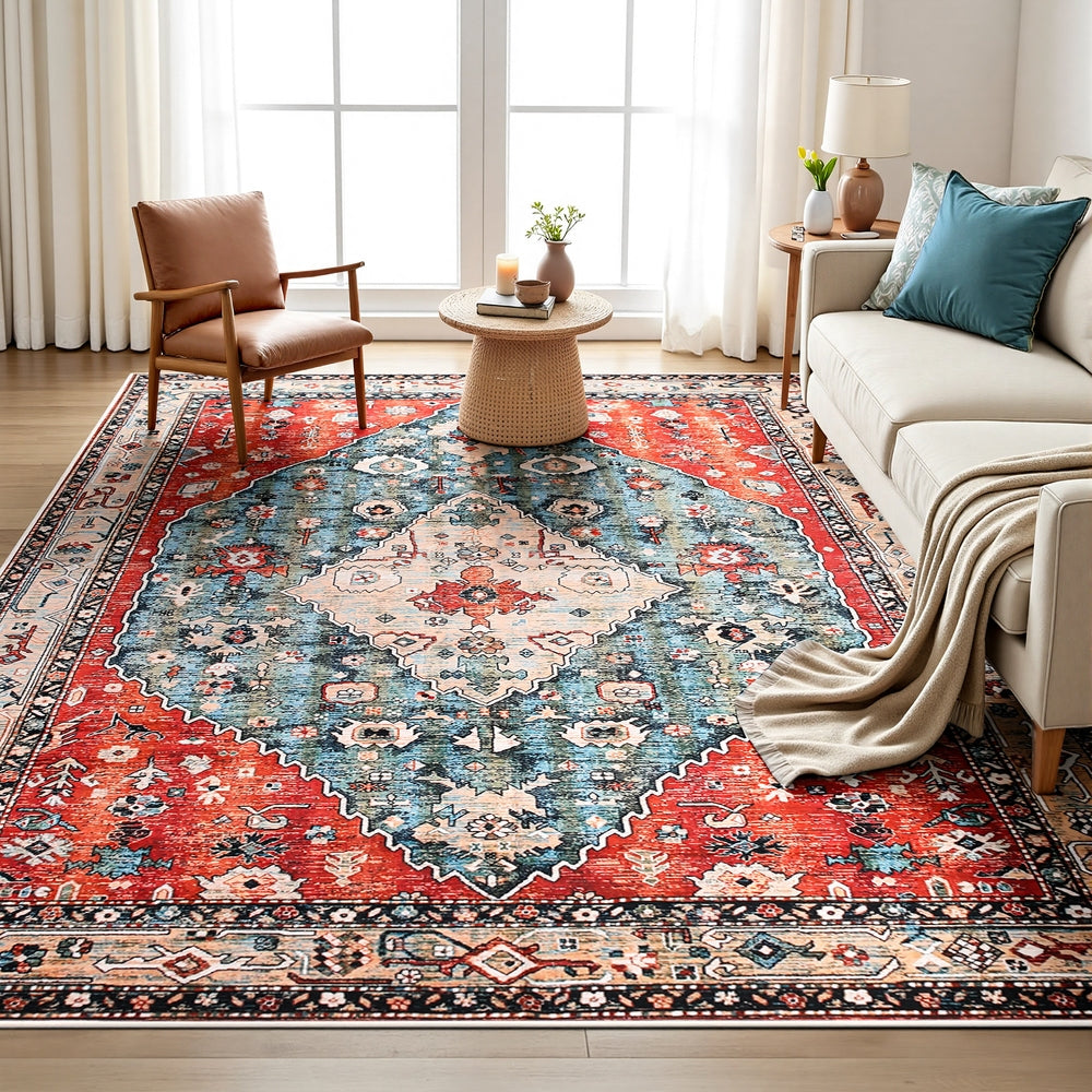 Artiss Floor Rug 240X340cm Large Washable Area Rug Modern Living Room Carpet Mat - Homecoze