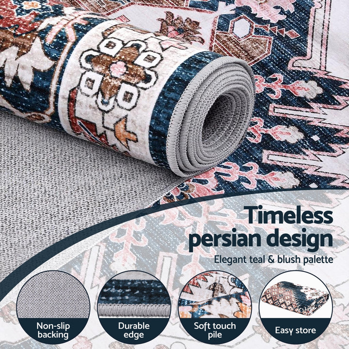 Artiss Floor Rug 160X230cm Large Washable Persian Area Rug Living Room Carpet - Homecoze