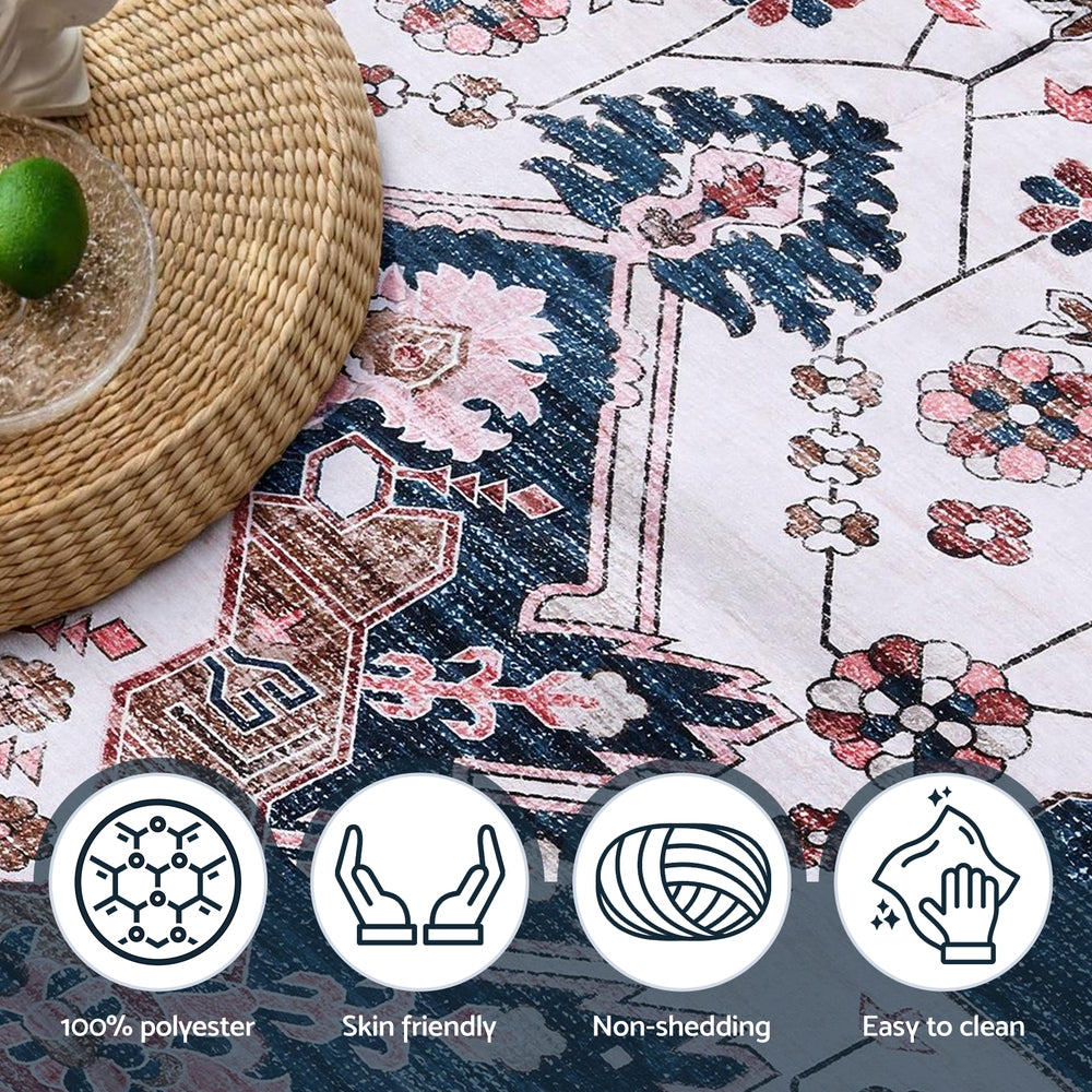 Artiss Floor Rug 160X230cm Large Washable Persian Area Rug Living Room Carpet - Homecoze