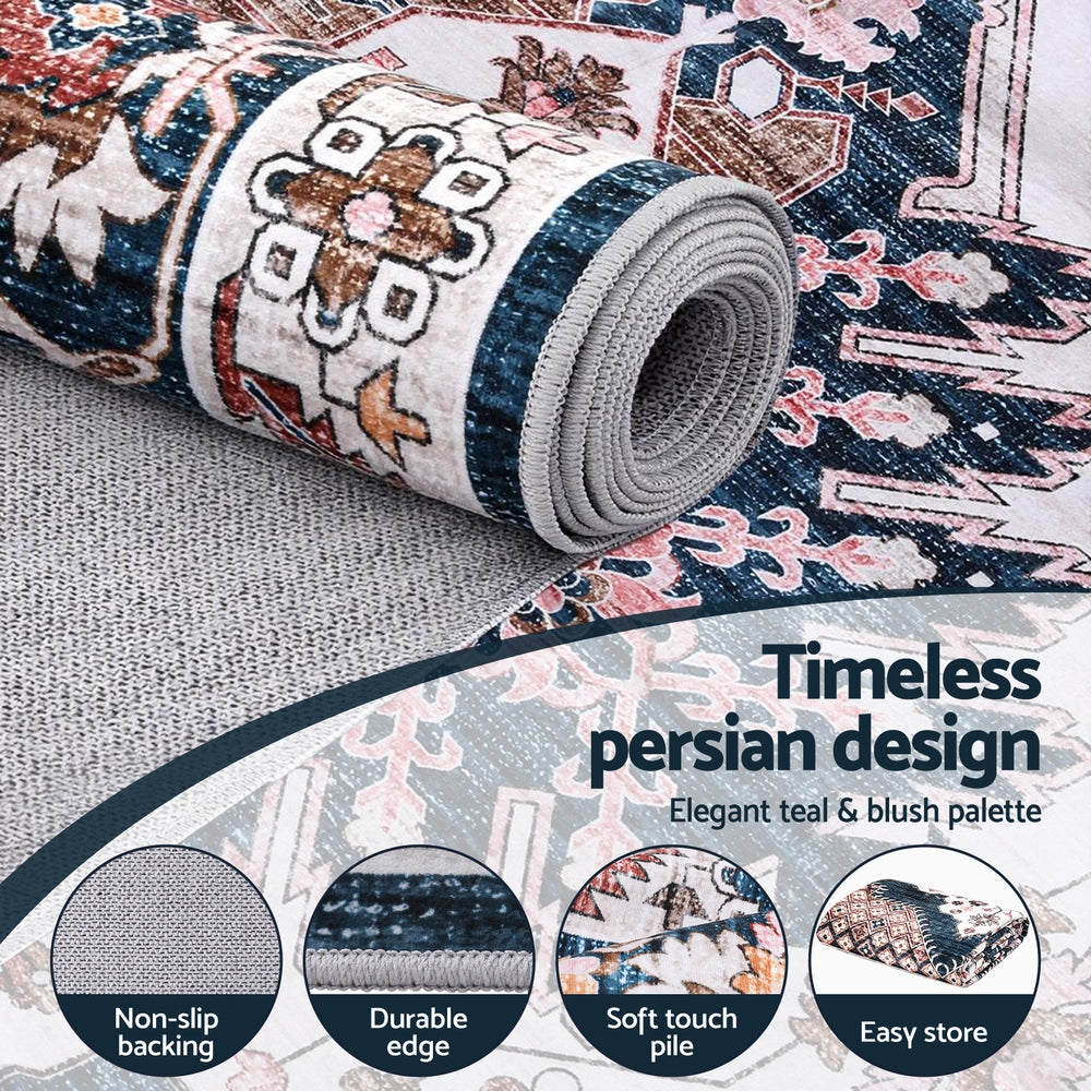 Artiss Floor Rug 200X290cm Large Washable Persian Area Rug Living Room Carpet - Homecoze