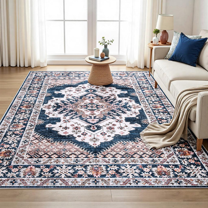 Artiss Floor Rug 200X290cm Large Washable Persian Area Rug Living Room Carpet - Homecoze