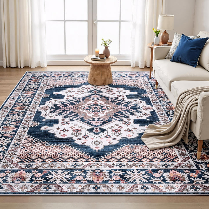 Artiss Floor Rug 240x340cm Large Washable Persian Area Rug Living Room Carpet - Homecoze