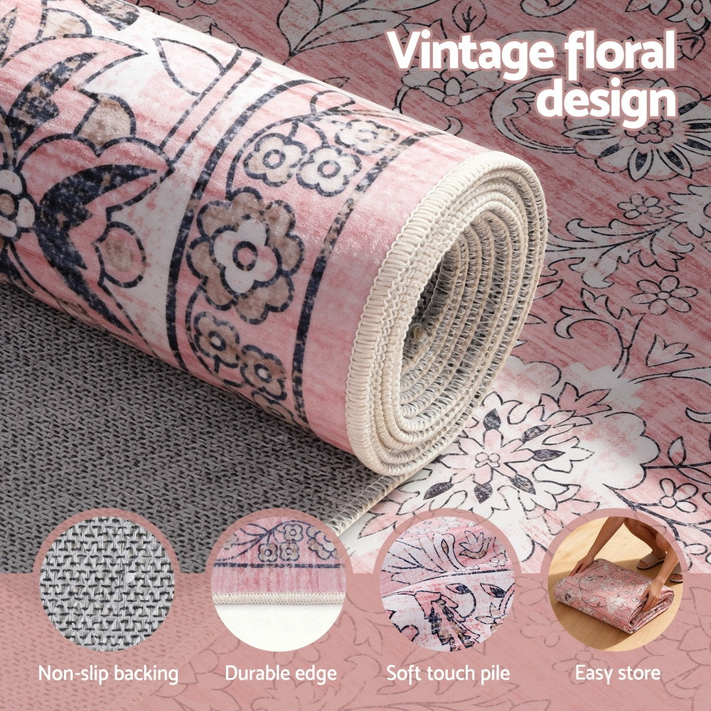 Artiss Floor Rug 240X340cm Large Washable Area Rug Vintage Living Room Carpet - Homecoze