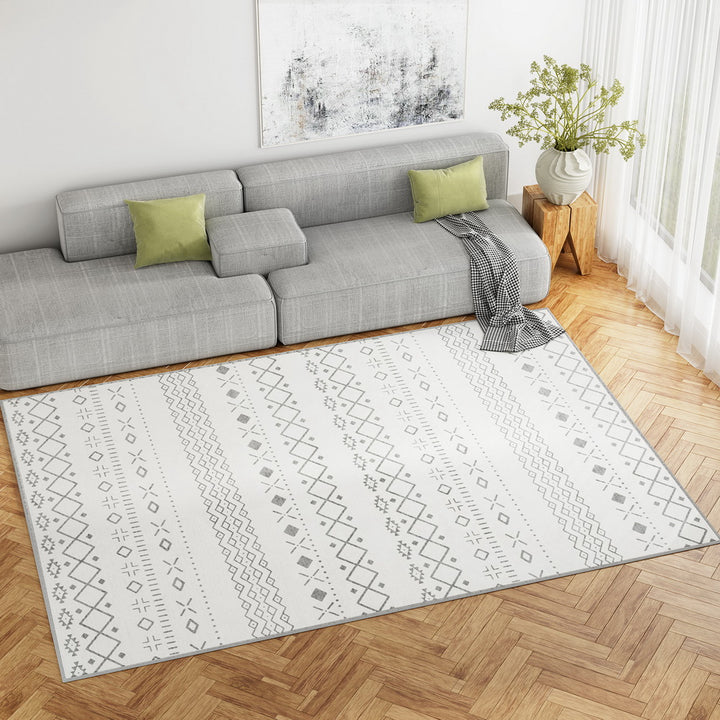 Artiss Rug 200x290cm Area Rug Washable Mat Large Carpet Soft Short Pile Una - Homecoze