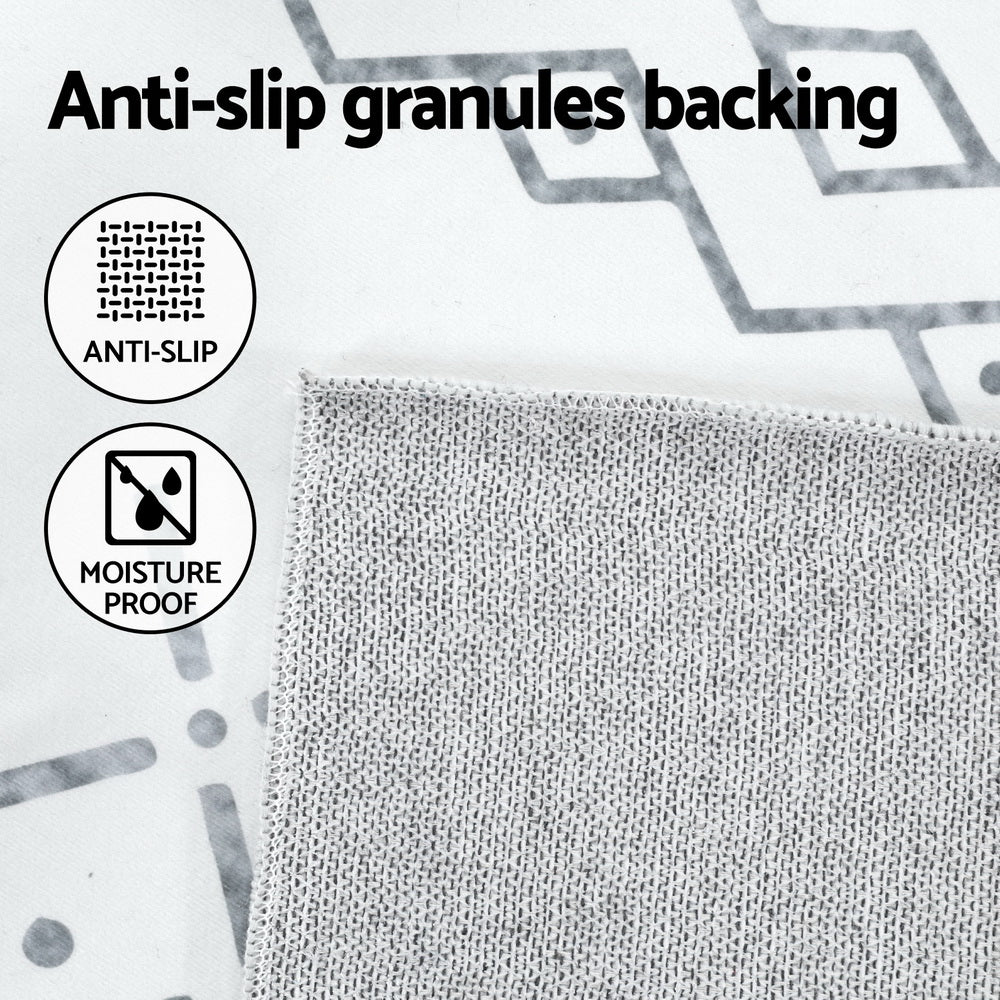 Artiss Rug 200x290cm Area Rug Washable Mat Large Carpet Soft Short Pile Una - Homecoze