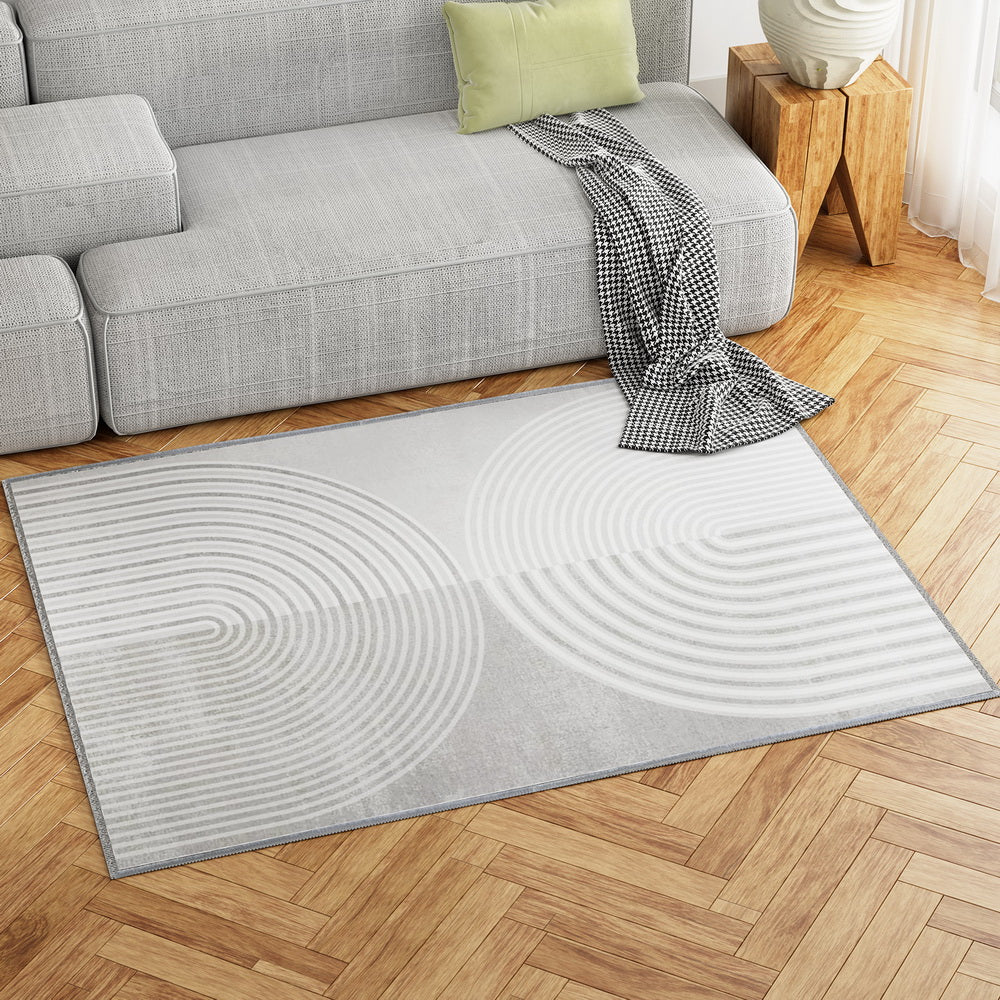 Artiss Rug 120x160cm Area Rug Washable Mat Large Carpet Faux Rabbit Fur Cyril - Homecoze