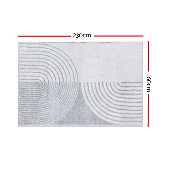 Artiss Rug 160x230cm Area Rug Washable Mat Large Carpet Faux Rabbit Fur Cyril - Homecoze