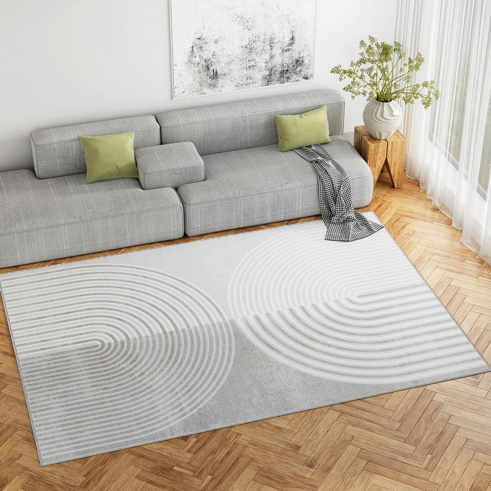 Artiss Rug 200x290cm Area Rug Washable Mat Large Carpet Faux Rabbit Fur Cyril - Homecoze