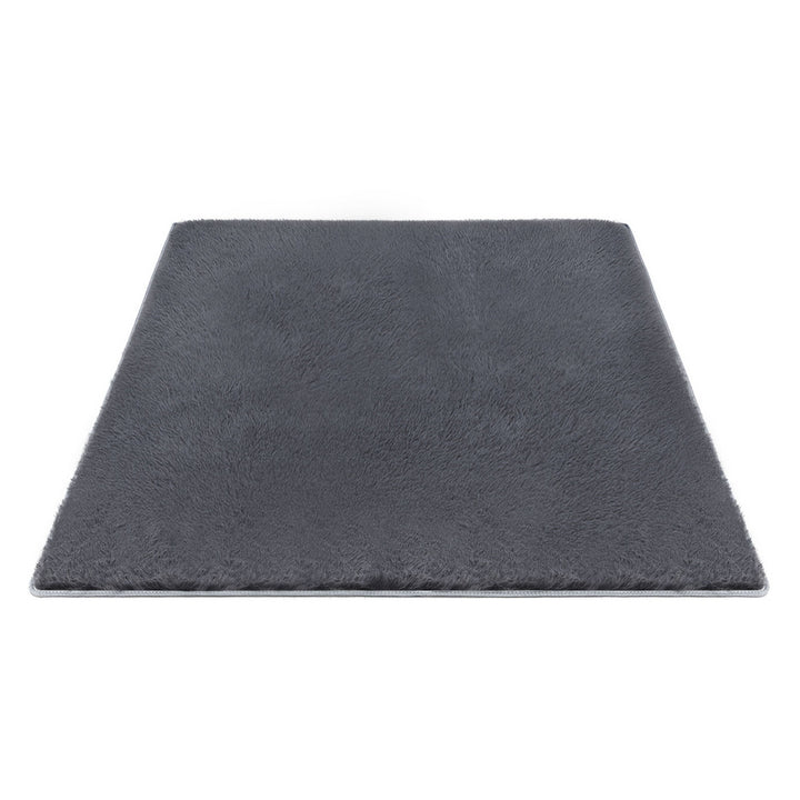 Artiss Floor Rug 200x290cm Plush Area Shaggy Rug Living Room Bedroom Carpet Grey - Homecoze