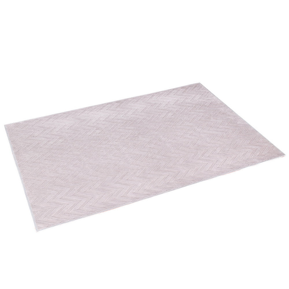 Artiss Floor Rugs 160x230cm Washable Area Mat Large Carpet Microfiber Ripple - Homecoze