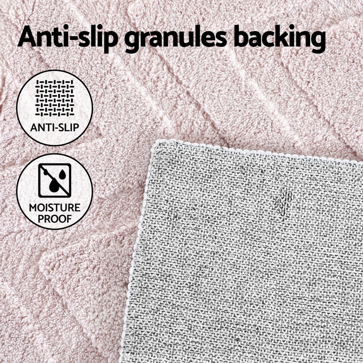 Artiss Rug 200x290cm Area Rug Washable Mat Large Carpet Microfiber Ripple - Homecoze
