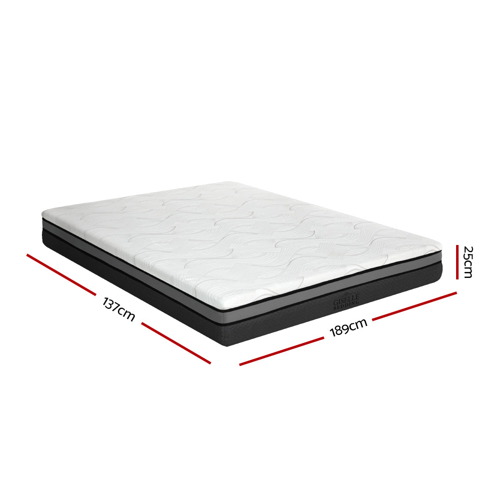 Lyra (Double) Cool Gel Foam Springless Mattress | 25cm - Homecoze