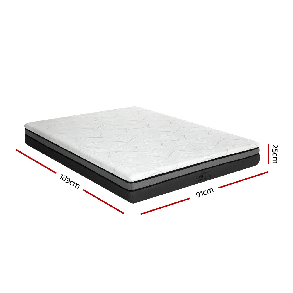 Lyra (Single) Cool Gel Foam Springless Mattress | 25cm - Homecoze