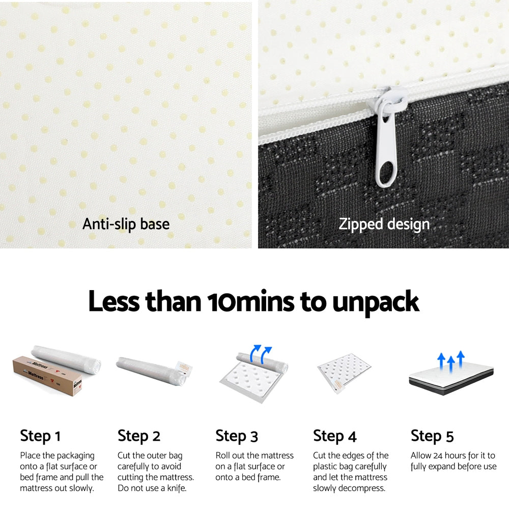 Lyra (Single) Cool Gel Foam Springless Mattress | 25cm - Homecoze