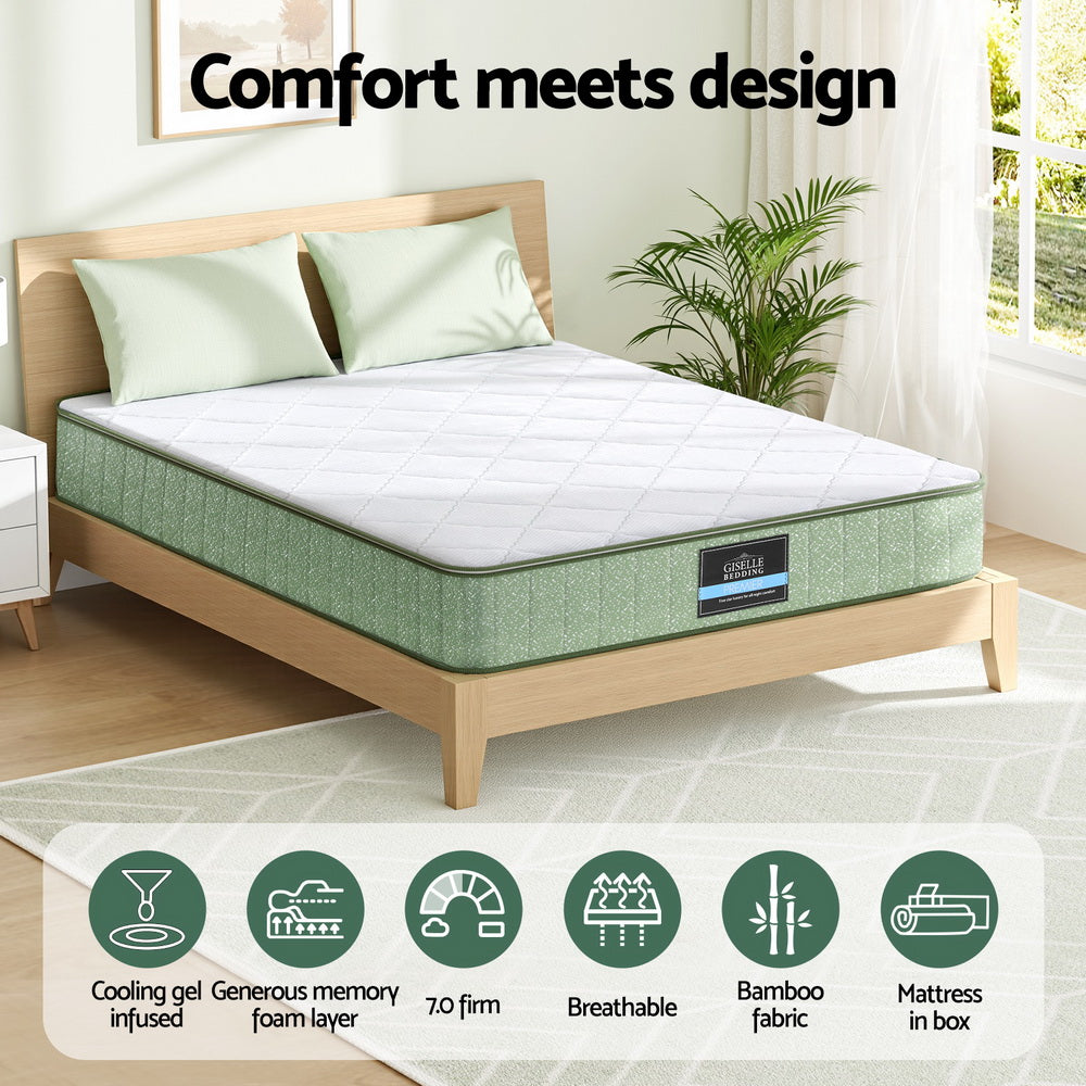 Viridion (Queen) Memory Foam Mattress | 25cm - Homecoze