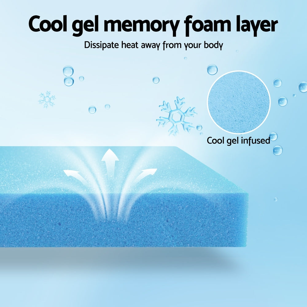 Moona (Single) Cool Gel Memory Foam Mattress – 15cm - Homecoze