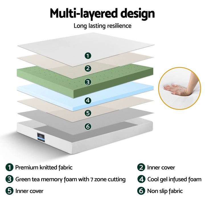 Virella (King) Memory Foam Mattress | 18cm - Homecoze